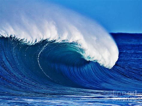 Big Blue Wave Photograph By Paul Topp