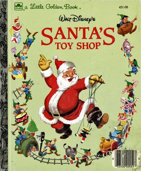 Vintage Christmas Childrens Golden Book Santas By Annswhimsey Little