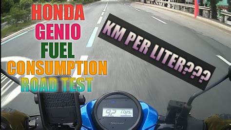 The values quoted in the chart indicate how many liters of fuel (diesel. Honda Genio Fuel Consumption | ilang km per liter ang ...