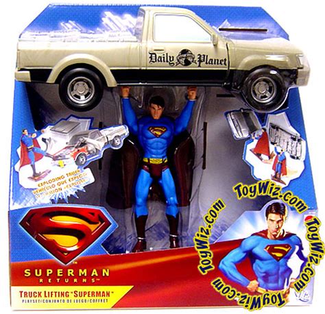 Superman Returns Superman Action Figure Truck Lifting Mattel Toys Toywiz