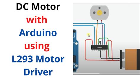 How To Connect Motor With Arduino Using L293 Motor Driver Tinkercad