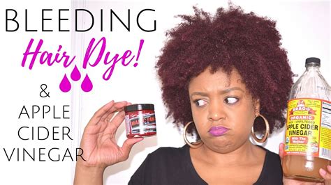 Hair Dye Bleeding Disaster And How I Stopped It Apple Cider Vinegar