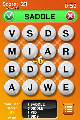 Find and sort words by value and legnth and many more options. Word Scramble 2 iPhone game app review | AppSafari