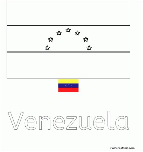 Colorear Venezuela 2 Banderas De Paises Dibujo Para Colorear Gratis