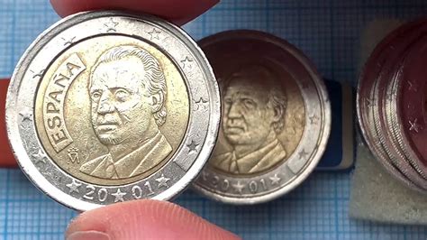 Rare Euro Coin Spain 2 Euro 2001 Youtube