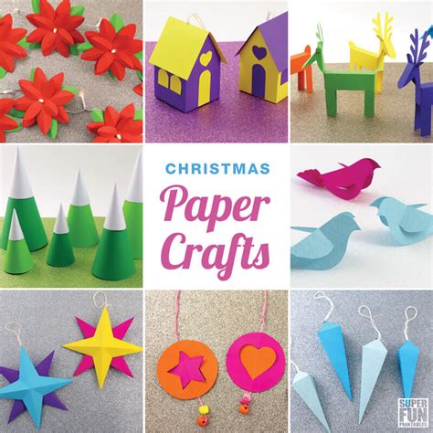 12 Christmas Paper Crafts The Craft Train