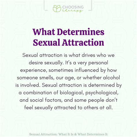 What Factors Determine Sexual Attraction