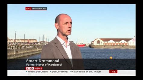 former hartlepool mayor stuart drummond in bbc interview 2021 hartlepoolbyelection youtube