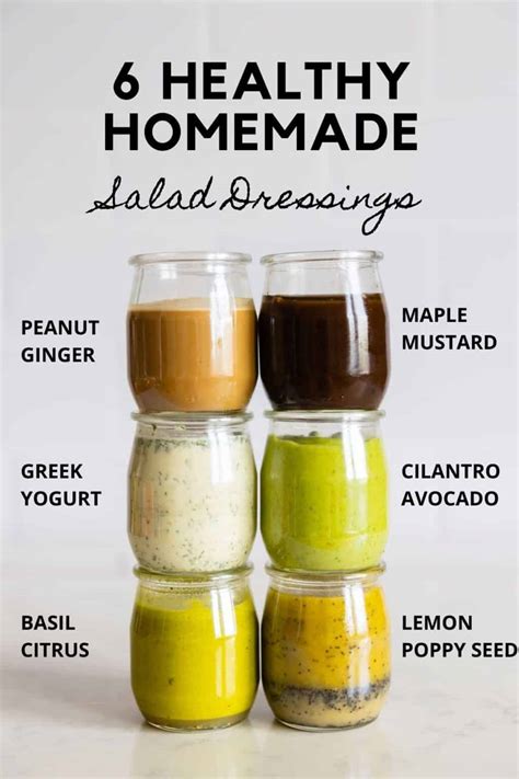 Healthy Salad Dressings Green Healthy Cooking