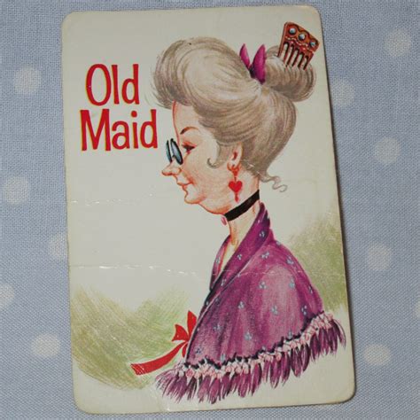 Vintage Full Deck Of Old Maid Cards Fifi Fluff Greenthumb Gert