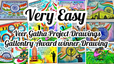 Veer Gatha Project Drawing Gallantry Award Winners Drawing Veer
