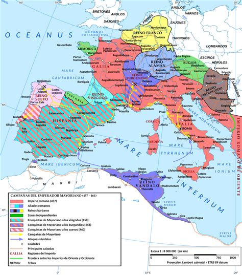 Lista 103 Foto Mapa Del Imperio Romano De Oriente Y Occidente Alta