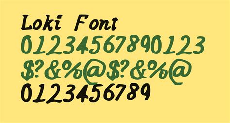 Loki Free Font What Font Is