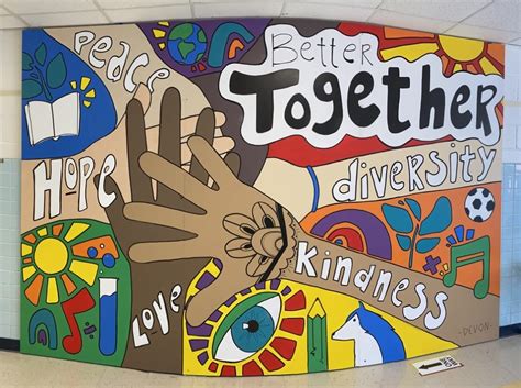 Better Together Murals Celebrate Diversity At Title I Schools The Core