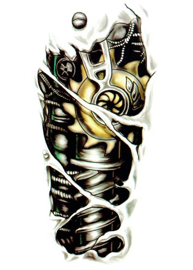 Bionic Arm Tattoo Tattoo For A Week