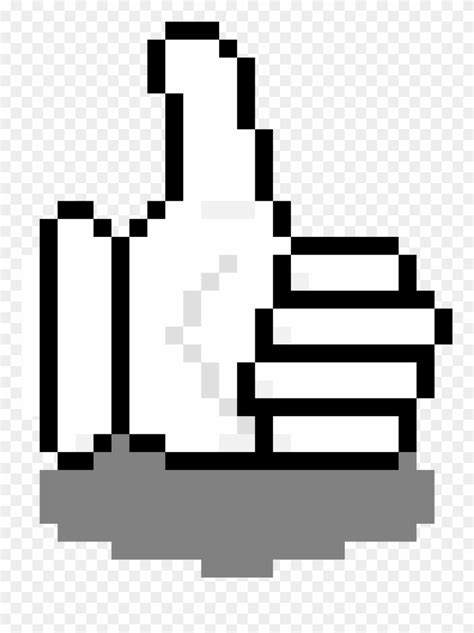 Thumbs Up Pixel Clipart 2000658 Pinclipart