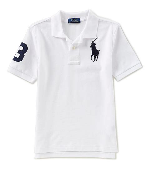 Polo Ralph Lauren Custom Slim Fit Big Pony Mesh Short Sleeve Polo Shirt