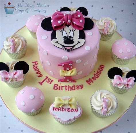 Minnie Mouse 1st Birthday Cake Decorated Cake By Cakesdecor
