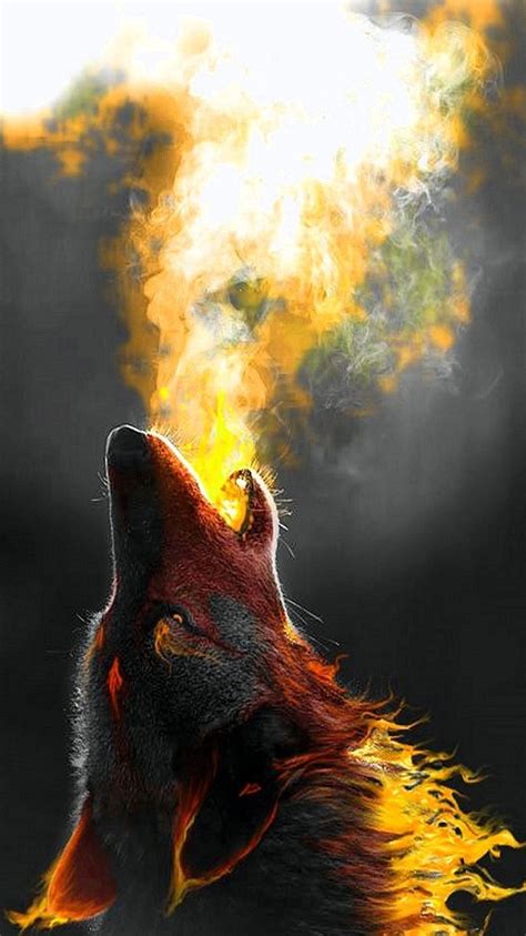 Fire Wolf Wallpapers Hd Wolf Wallpaperspro