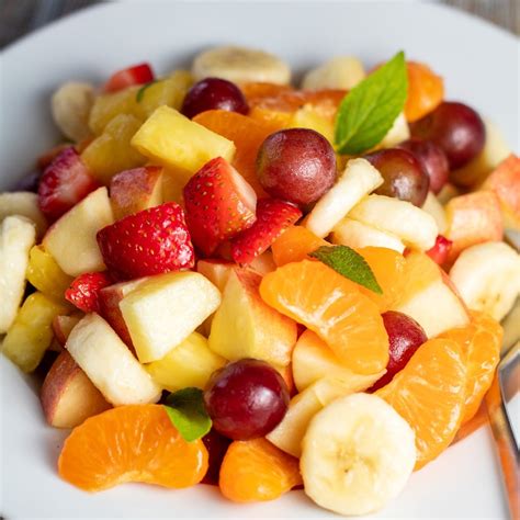 Ensalada De Cóctel De Frutas ¡ensalada De Frutas Fácil Con Fruta