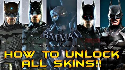 Skin mod of the suit to be used by ben affleck in the movie batman v superman: Batman Arkham Origins: How to Unlock ALL Skins! - YouTube