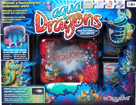 Toys And Hobbies Aqua Dragons Deluxe Kit With Illuminated Tank Underwater