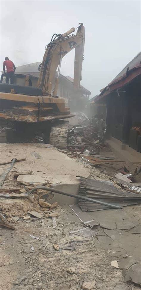 Covid 19 Rivers State Government Demolishes Two Hotels For Flouting