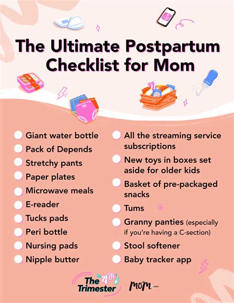 The Ultimate Postpartum Checklist For Moms