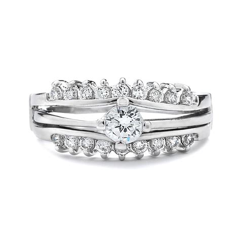 Premium Cz 75 Ct Engagement Ring And Wedding Band Set