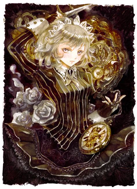 Keiko Mitakarawa Izayoi Sakuya Koumajou Densetsu Touhou Silver Hair Bad Id Bad Pixiv Id