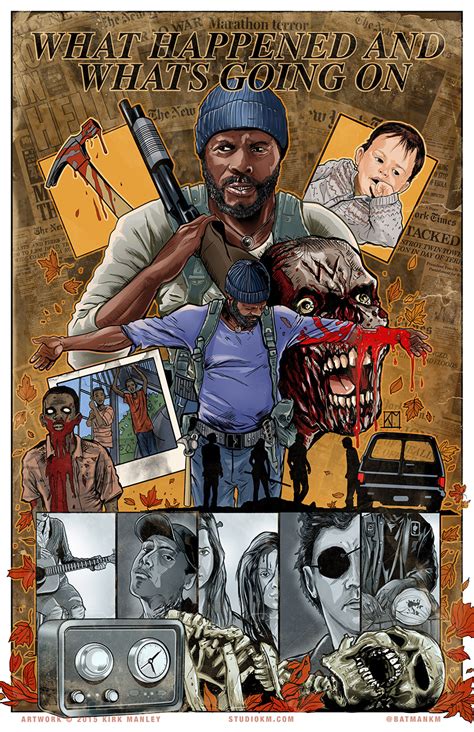 The Walking Dead Tribute Art By Kirk Manley — Geektyrant
