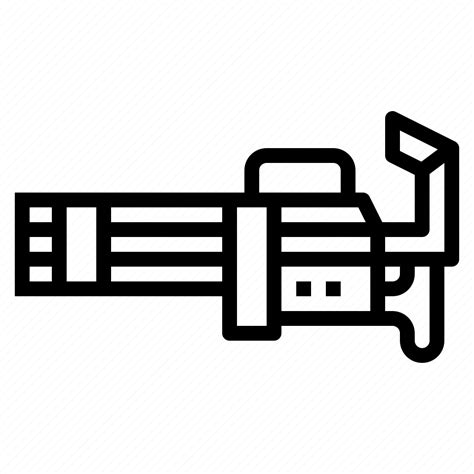 Canon Gun Minigun Weapon Icon Download On Iconfinder