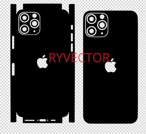 Apple Iphone 11 Pro Vector Cut File Skin Template Etsy