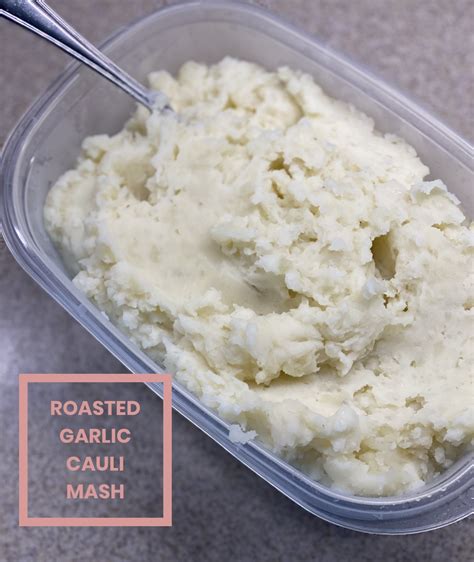 Roasted Garlic Cauliflower Mashed Potatoes Macros And Burpees