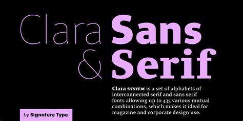 Clara Sans Webfont And Desktop Font Serif Fonts Sans Serif Fonts