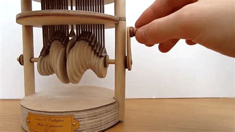 A Hand Cranked Automaton That Mimics The Effect Of A Raindrop Hitting