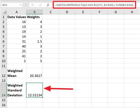 How To Calculate Standard Deviation In Excel