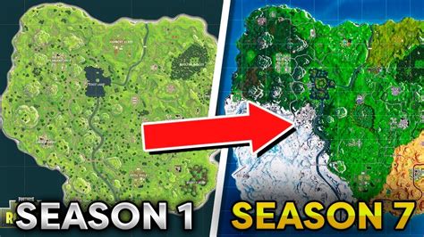 These maps include escape rooms, adventures, mazes, challenges, mini games, songs, prop hunts, races, and this fortnite map is an escape room with a pyramid. Fortnite Map Evolution - Season 1 to Season 7 - YouTube