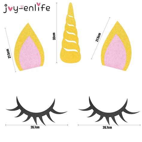 If you would like to order a different amount, please message me for pricing. JOY ENLIFE 1set Unicorn Party Decoration Unicorn Horn ...