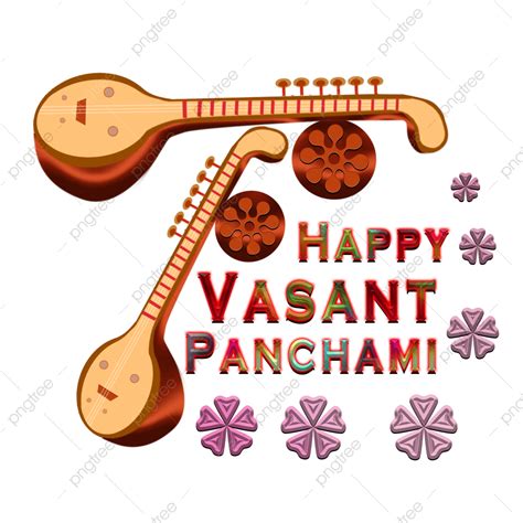 Vasant Panchami Veena E Design Colorido Png Feliz Vasant Panchami Imagem Png E Psd Para