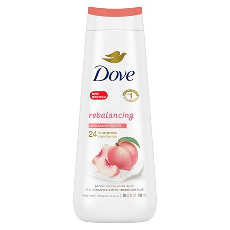 Dove Rebalancing Body Wash White Peach And Rice Milk Shop Body Wash