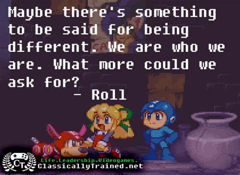 Video Game Quotes Megaman On Being Yourself