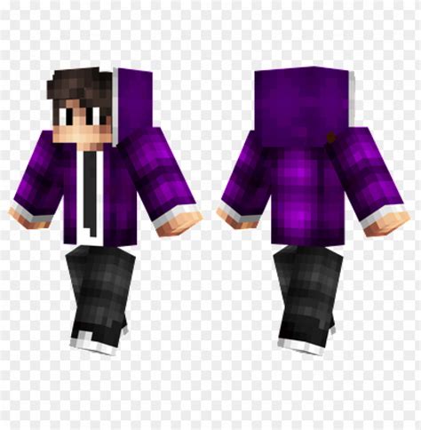 Free Download Hd Png Minecraft Skins Dark Purple Skin Png Image With