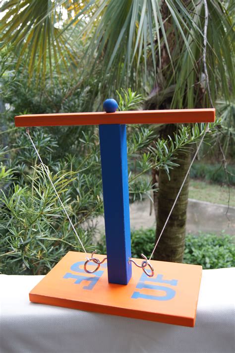 the double hook ring toss game diy yard games wood games backyard games