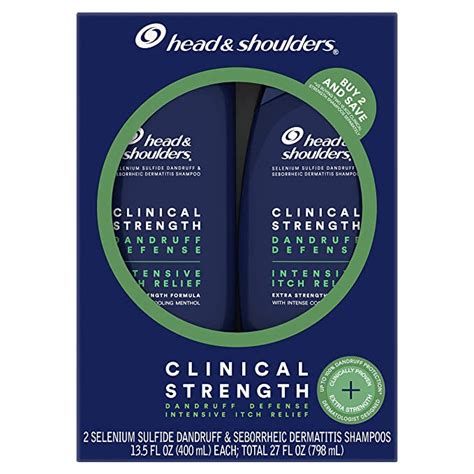 Head And Shoulders Clinical Strength Dandruff Defense Shampoo Twin Pack