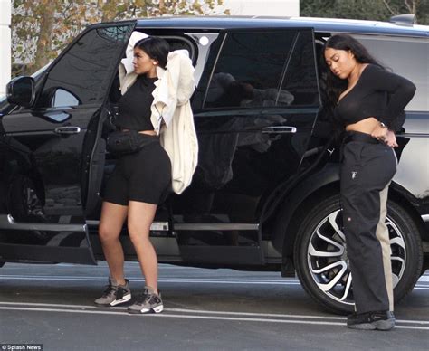 kylie jenner steps out in public for the first time after welcoming daughter stormi photos