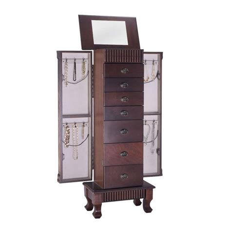 Giantex Jewelry Cabinet Armoire Box Storage Jewelry Cabinet Jewerly