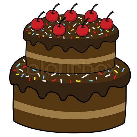 Chocolate Cake Drawing At Getdrawings Free Download