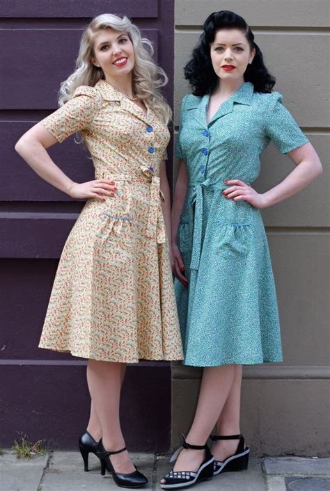 vintage dresses 40s 40s style dresses style outfits day dresses vintage outfits fashion
