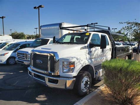 2019 Ford F650 Brand New Crew Cab Diesel Scalzi Contractor Body Drw For